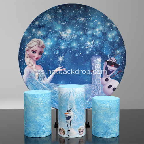 011 Disney Disney Frozen Design Aluminium Round Fackdrop Stand